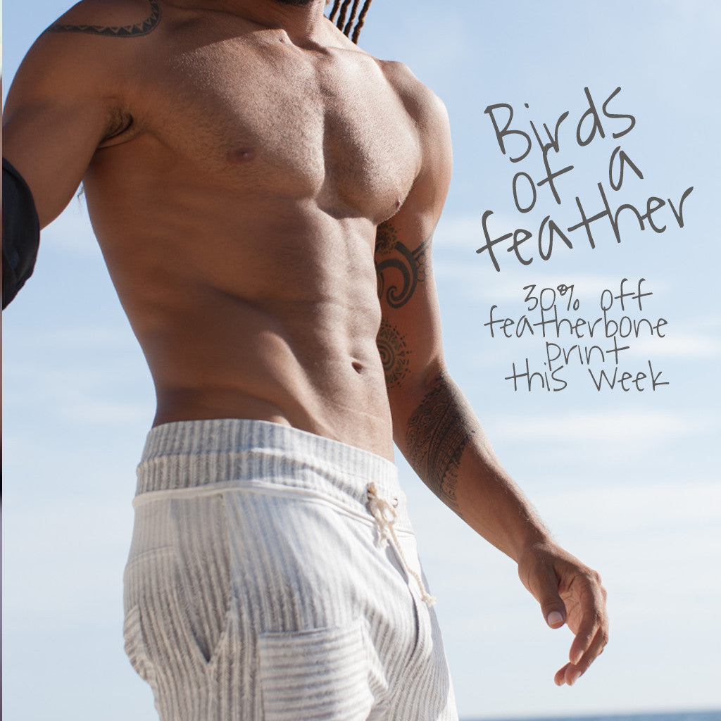 Birds of a feather fly higher together! 30% off featherbone print