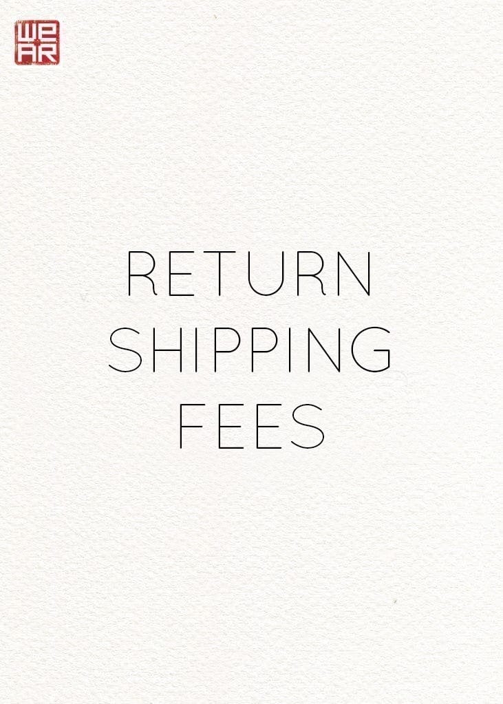 Return Shipping Fees Return Shipping Fees